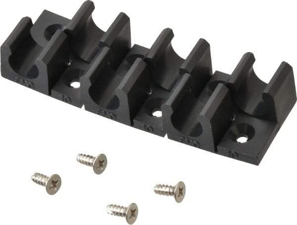 SMC PNEUMATICS - Multitube Holder - Black, 6 Slots - Benchmark Tooling