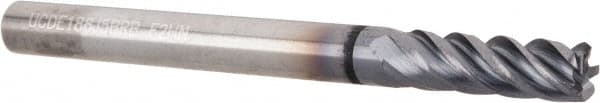 Kennametal - 3/16", 5 Flute, Solid Carbide, 0.03" Corner Radius End Mill - 2-1/4" OAL, 5/8" LOC - Benchmark Tooling