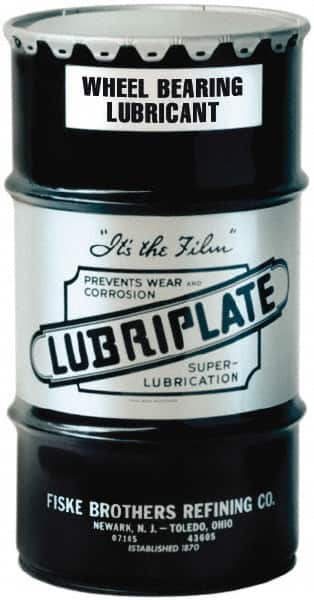 Lubriplate - 120 Lb Drum Lithium Extreme Pressure Grease - Off White, Extreme Pressure, 325°F Max Temp, NLGIG 2, - Benchmark Tooling