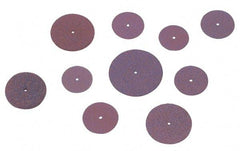 Tru-Maxx - 16" 46 Grit Aluminum Oxide Cutoff Wheel - 1/8" Thick, 1" Arbor, 2,268 Max RPM, Use with Stationary Tools - Benchmark Tooling