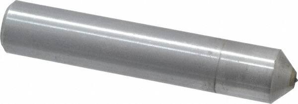 Made in USA - 1/8 Max Convex Radius Single Point Diamond Dresser - 2" Long x 3/8" Shank Diam - Benchmark Tooling