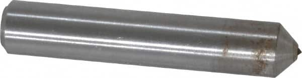 Made in USA - 1/4" Max Convex Radius Single Point Diamond Dresser - 2" Long x 3/8" Shank Diam - Benchmark Tooling