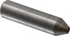 Made in USA - 1" Long x 1/4" Shank Diam Thread Single Point Diamond Dresser - 75° Included Angle - Benchmark Tooling