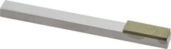 Made in USA - Very Fine, 1" Length of Cut, Single End Diamond Hone - 150 Grit, 3/8" Wide x 3/8" High x 4" OAL - Benchmark Tooling