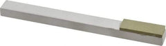 Made in USA - Extra Fine, 1" Length of Cut, Single End Diamond Hone - 320 Grit, 3/8" Wide x 3/8" High x 4" OAL - Benchmark Tooling