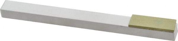 Made in USA - Super Fine, 1" Length of Cut, Single End Diamond Hone - 400 Grit, 3/8" Wide x 3/8" High x 4" OAL - Benchmark Tooling