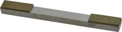 Made in USA - Very Fine, 1" Length of Cut, Double End Diamond Hone - 100 & 180 Grit, 3/8" Wide x 3/8" High x 4" OAL - Benchmark Tooling