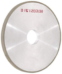 Made in USA - 6" Diam x 1-1/4" Hole x 1/2" Thick, 150 Grit Surface Grinding Wheel - Diamond, Type 1A1, Very Fine Grade - Benchmark Tooling