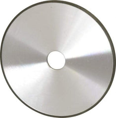 Made in USA - 8" Diam x 1-1/4" Hole x 1/4" Thick, 150 Grit Surface Grinding Wheel - Diamond, Type 1A1, Very Fine Grade - Benchmark Tooling