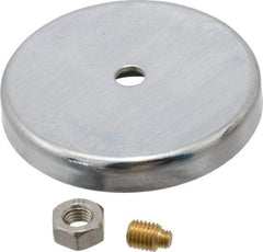 Made in USA - Magnetic Indicator Base - 2" Base Diam, 60 Lb Magnetic Pull - Benchmark Tooling