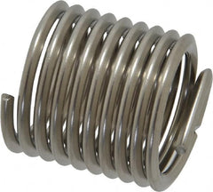 Recoil - 3/4-10 UNC, 1-1/8" OAL, Free Running Helical Insert - 9-3/8 Free Coils, Tanged, Stainless Steel, Bright Finish, 1-1/2D Insert Length - Benchmark Tooling