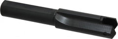 Allied Machine and Engineering - Series B, 1-1/4 to 1-3/4" Diam, 1" Diam Straight Shank, Straight Flute Spade Drill - 3-1/2" Max Depth, 4-3/32" Body Length, 7" OAL, Short Length - Benchmark Tooling