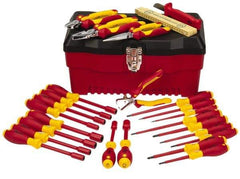 Wiha - 25 Piece Insulated Hand Tool Set - Comes in Molded Case - Benchmark Tooling