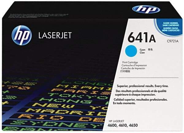 Hewlett-Packard - Cyan Toner Cartridge - Use with HP Color LaserJet 4600, 4650 - Benchmark Tooling