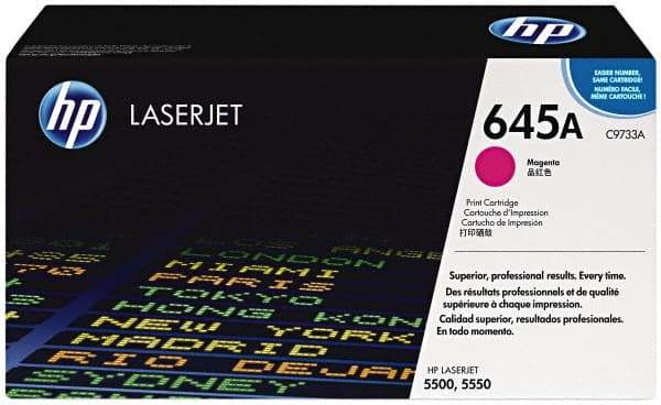 Hewlett-Packard - Magenta Toner Cartridge - Use with HP Color Laser Jet 5500, 5550 - Benchmark Tooling