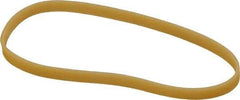 Alliance - 3 Inch Circumference, 1/8 Inch Wide, Pale Crepe Gold Rubber Band Strapping - 1,100 Pieces - Benchmark Tooling