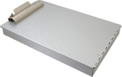 Saunders - 14-1/4 Inch Long x 9-3/4 Inch Wide x 3-1/2 Inch High, Clip Board - Silver - Benchmark Tooling