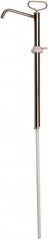 Value Collection - 3/4" Outlet, Stainless Steel Hand Operated Drum Pump - 8 oz per Stroke, 45" OAL, For Solvents, Acids & Other Corrosive Chemicals - Benchmark Tooling