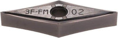 Kennametal - VNGG330.5 3F Grade SP0819 Carbide Turning Insert - 35° Diamond, 3/8" Inscr Circle, 3/16" Thick, 0.008" Corner Radius - Benchmark Tooling