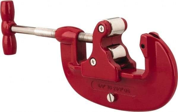 Value Collection - 5/8" to 2-1/8" Pipe Capacity, Tube Cutter - Cuts Copper - Benchmark Tooling