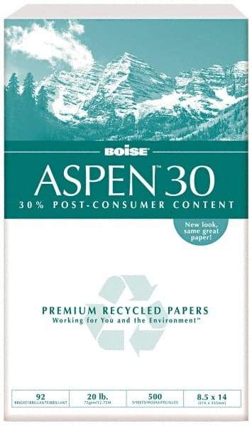 Boise - 8-1/2" x 14" White Copy Paper - Use with Laser Printers, High-Speed Copiers, Plain Paper Fax Machines - Benchmark Tooling
