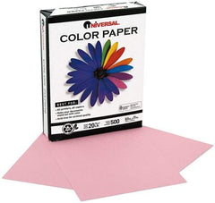 UNIVERSAL - 8-1/2" x 11" Pink Copy Paper - Use with Laser Printers, Copiers, Offset Presses, Spirit Duplicators - Benchmark Tooling