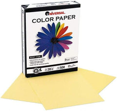 UNIVERSAL - 8-1/2" x 11" Canary Copy Paper - Use with Laser Printers, Copiers, Offset Presses, Spirit Duplicators - Benchmark Tooling