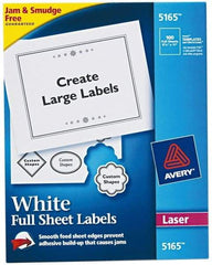 AVERY - 11" Long, White Paper Shipping Label - For Laser Printers - Benchmark Tooling