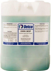 Detco - 5 Gal Container Cleaner - Use on Resilient Flooring - Benchmark Tooling