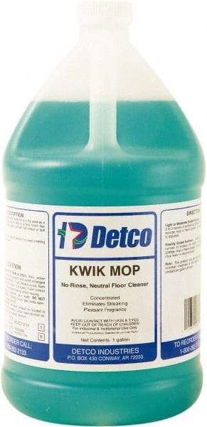 Detco - 1 Gal Bottle Cleaner - Use on Resilient Flooring - Benchmark Tooling