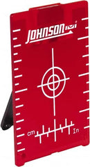 Johnson Level & Tool - Laser Level Magnetic Floor Target - Use With Laser Levels - Benchmark Tooling