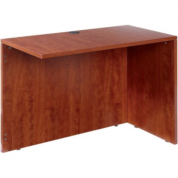 ALERA - Woodgrain Laminate Return/Bridge Shell Desk - 42" Wide x 23-5/8" Deep x 29-5/8" High, Medium Cherry - Benchmark Tooling