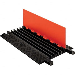 Checkers - On Floor Cable Covers Cover Material: Polyurethane Number of Channels: 5 - Benchmark Tooling