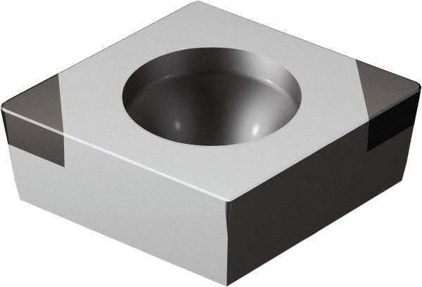 Sandvik Coromant - CCGW32.51 Grade 7025 CBN Turning Insert - Uncoated, 80° Diamond, 3/8" Inscr Circle, 5/32" Thick, 1/64" Corner Radius - Benchmark Tooling