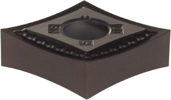 Kennametal - CNMG430.5 MS Grade KCU10 Carbide Turning Insert - AlTiN Finish, 80° Diamond, 1/2" Inscr Circle, 3/16" Thick, 0.008" Corner Radius - Benchmark Tooling