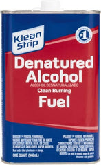 Klean-Strip - 1 Qt Denatured Alcohol - 790 gL VOC Content, Comes in Can - Benchmark Tooling