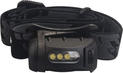 Princeton Tec - 3 White, 1 Red LED Bulb, 45 Lumens, Hands-free Flashlight - Black Plastic Body, 3 AAA Alkaline Batteries Included - Benchmark Tooling