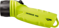 Princeton Tec - White LED Bulb, 350 Lumens, Industrial/Tactical Flashlight - Neon Yellow Plastic Body, 4 AA Alkaline Batteries Included - Benchmark Tooling
