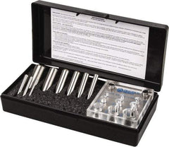 Value Collection - 1/8 to 3/4 Inch Diameter Shim Punch and Die Set - 1/8, 3/16, 1/4, 5/16, 3/8, 7/16, 1/2, 5/8 and 3/4 Inch Diameter, 9 Piece - Benchmark Tooling