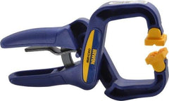 Irwin - 2" Jaw Opening Capacity, 2" Throat Depth, Spring Clamp - 50 Lb Clamping Pressure, 7-1/2" OAL - Benchmark Tooling