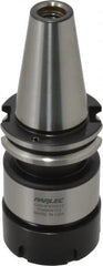 Parlec - 3mm to 30mm Capacity, 4.12" Projection, CAT40 Taper Shank, ER40 Collet Chuck - 6.81" OAL - Exact Industrial Supply