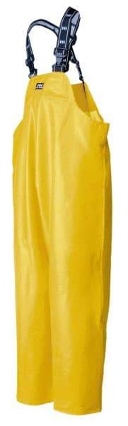 Helly Hansen - Size XL, Yellow, Rain Bib Overall - Open Ankle - Benchmark Tooling