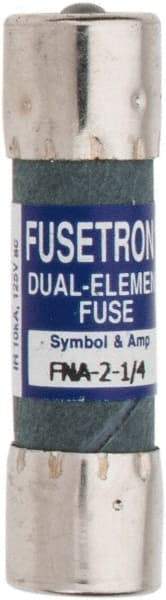 Cooper Bussmann - 250 VAC, 2.25 Amp, Time Delay Pin Indicator Fuse - Fuse Holder Mount, 1-1/2" OAL, 10 at 125 V kA Rating, 13/32" Diam - Benchmark Tooling