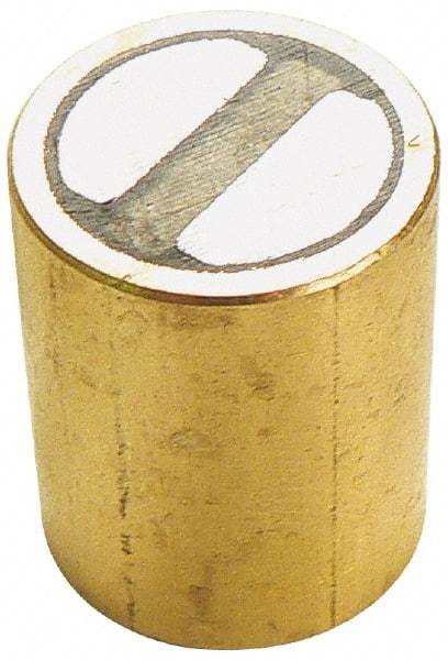 Mag-Mate - 13mm Diam, 2mm High, 3.3 Lb Average Pull Force, Samarium Cobalt Rare Earth Pot Magnet - Unfinished, Aluminum Insulated - Benchmark Tooling