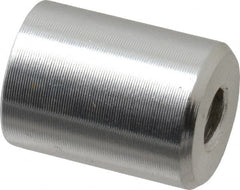 Mag-Mate - 8-32 Thread, 3/8" Diam, 1/2" High, 0.65 Lb Average Pull Force, Neodymium Rare Earth Pot Magnet - 1/4" Tapped Hole Depth, Nickel Plated, Aluminum Insulated - Benchmark Tooling