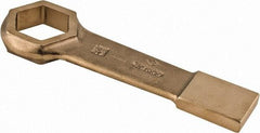 Ampco - 2-3/8" 6 Point Striking Box Wrench - Single End, 12-1/4" OAL, Aluminum Bronze - Benchmark Tooling