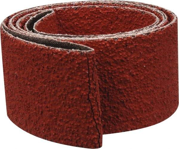 3M - 2" Wide x 72" OAL, 36 Grit, Ceramic Abrasive Belt - Ceramic, Very Coarse, Coated, YF Weighted Cloth Backing, Wet/Dry, Series 977F - Benchmark Tooling