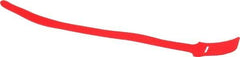 SpeedTech - 15" Long Red Nylon & Polyethylene Hook & Loop Strap - 50 Lb Tensile Strength - Benchmark Tooling