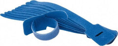 SpeedTech - 8" Long Blue Nylon & Polyethylene Hook & Loop Strap - 40 Lb Tensile Strength - Benchmark Tooling