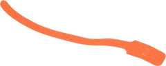 SpeedTech - 8" Long Orange Nylon & Polyethylene Hook & Loop Strap - 40 Lb Tensile Strength - Benchmark Tooling